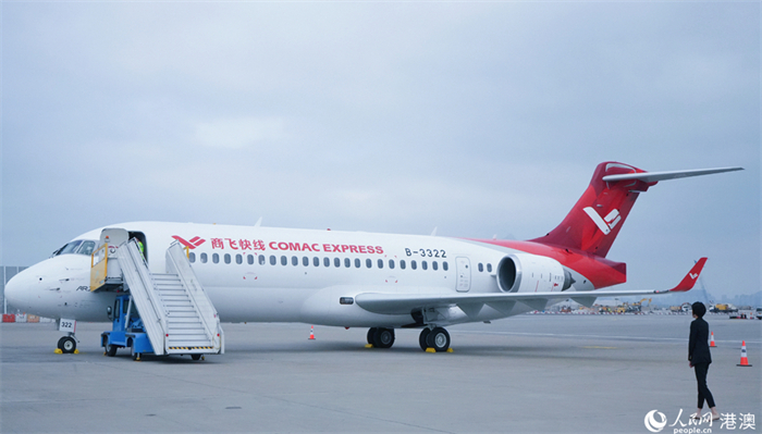 �����ɻ�ARJ21��̬չʾ�������� ��С����