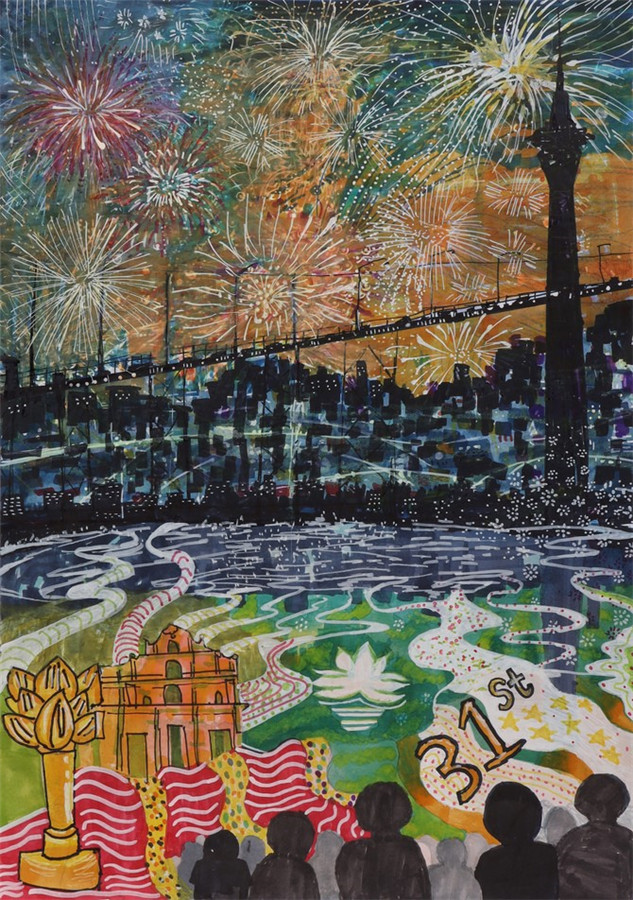 ͼΪ��31����Ź����̻���������ѧ���滭����A�飨6��10�꣩�ھ���Ʒ�����������������ξֹ�ͼ