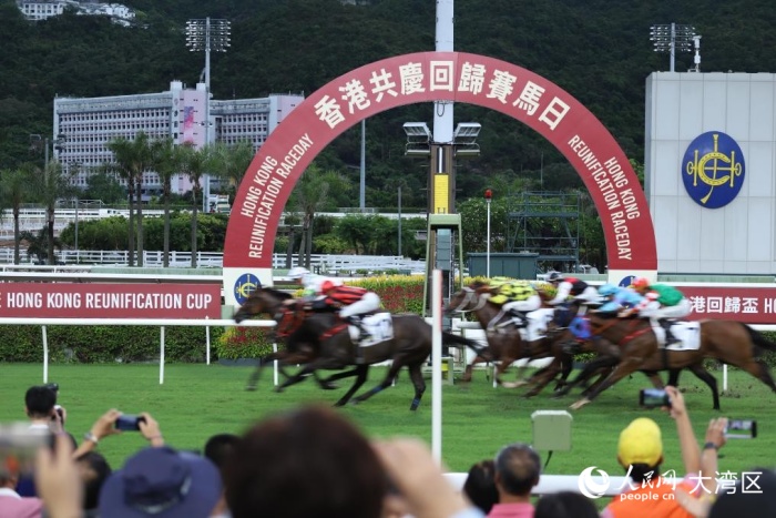 “香港回归杯”赛事现场。人民网 吴宇扬扬摄