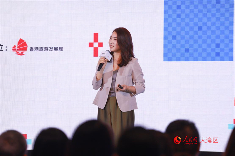 腾讯微信战略研究院院长周博云致辞。人民网 吴宇扬扬摄