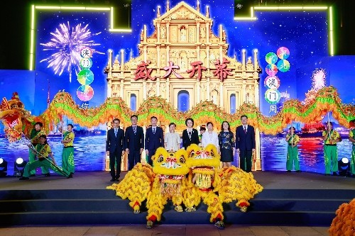 图为“湖北•武汉澳门周”开幕式。澳门特区政府旅游局供图