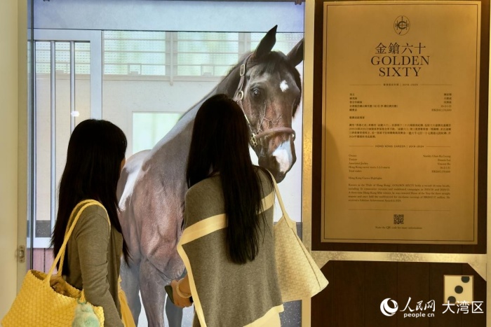 图5.现场观众体验数码互动装置。人民网 严小晶摄