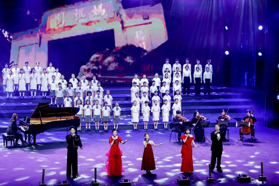 图为《七子之歌》唱响澳门儿女的爱国情怀。主办方供图