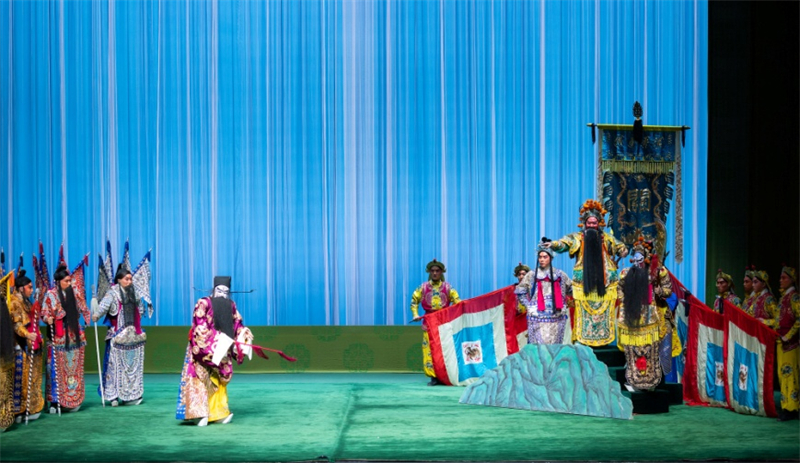 图为京剧《群英会、借东风、华容道》剧照。主办方供图