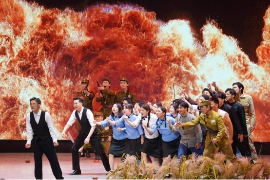 图为话剧《茅以升》剧照。主办方供图