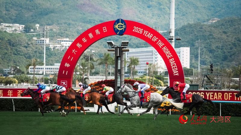 当日11场赛事先后精彩上演，此为焦点赛事“马年杯”。人民网 吴宇扬扬摄