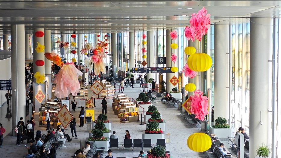 澳门国际机场候机大厅。澳门国际机场供图