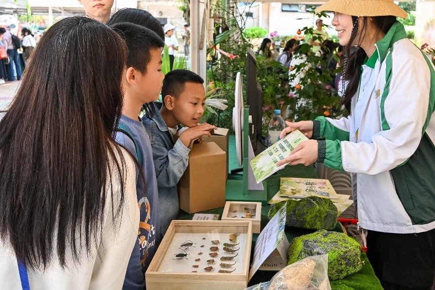 “澳门绿化周”科普互动活动。澳门特区政府市政署供图