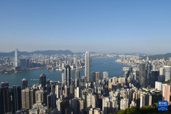 　　这是5月12日拍摄的香港城市风光。新华社记者 陈铎 摄