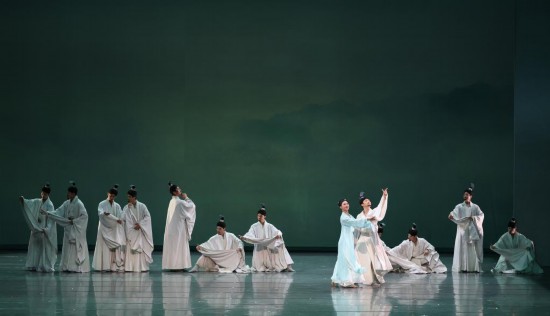 　　9月26日，上海歌舞团原创舞剧《李清照》在香港文化中心上演。主办方供图